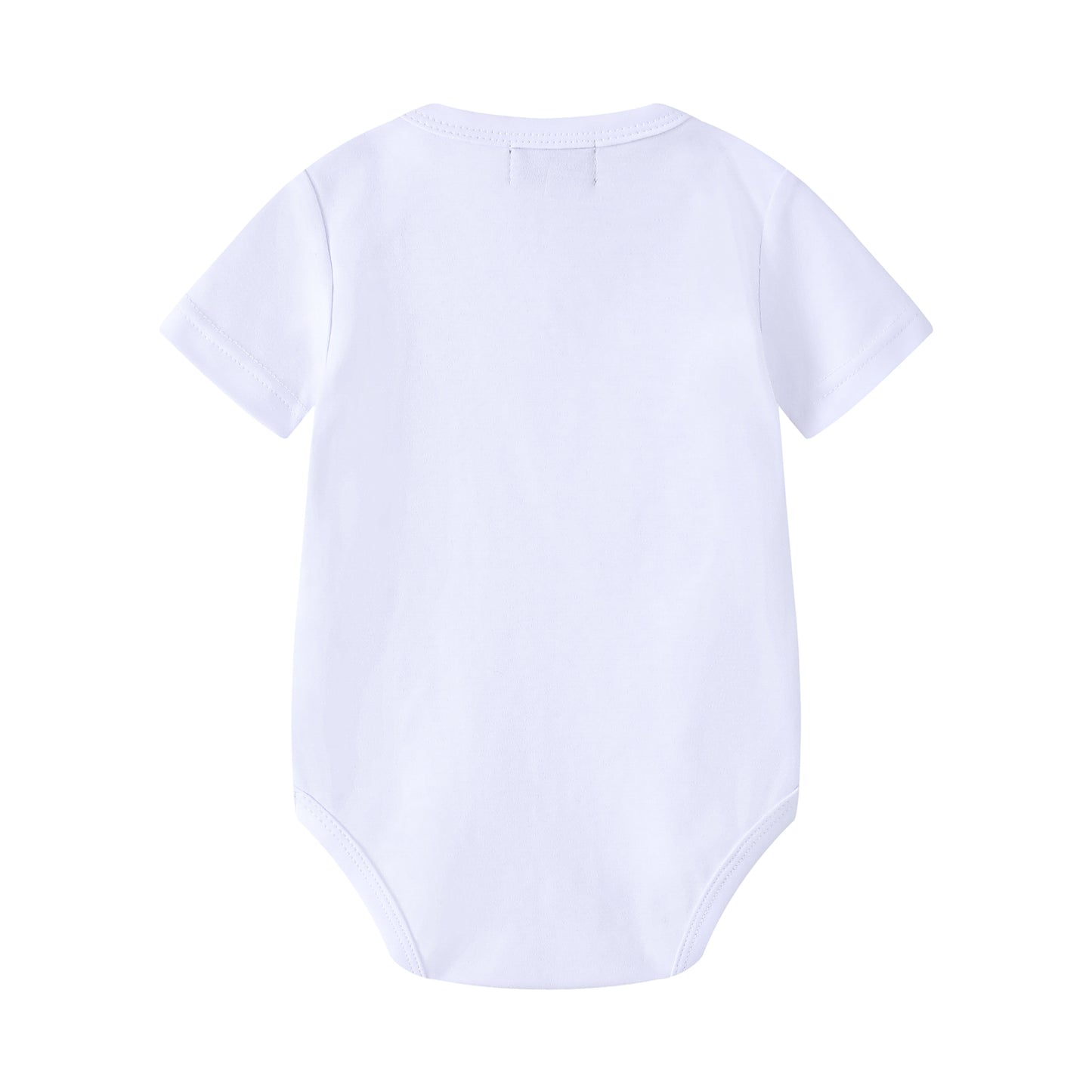 Short Sleeve Bodysuits White
